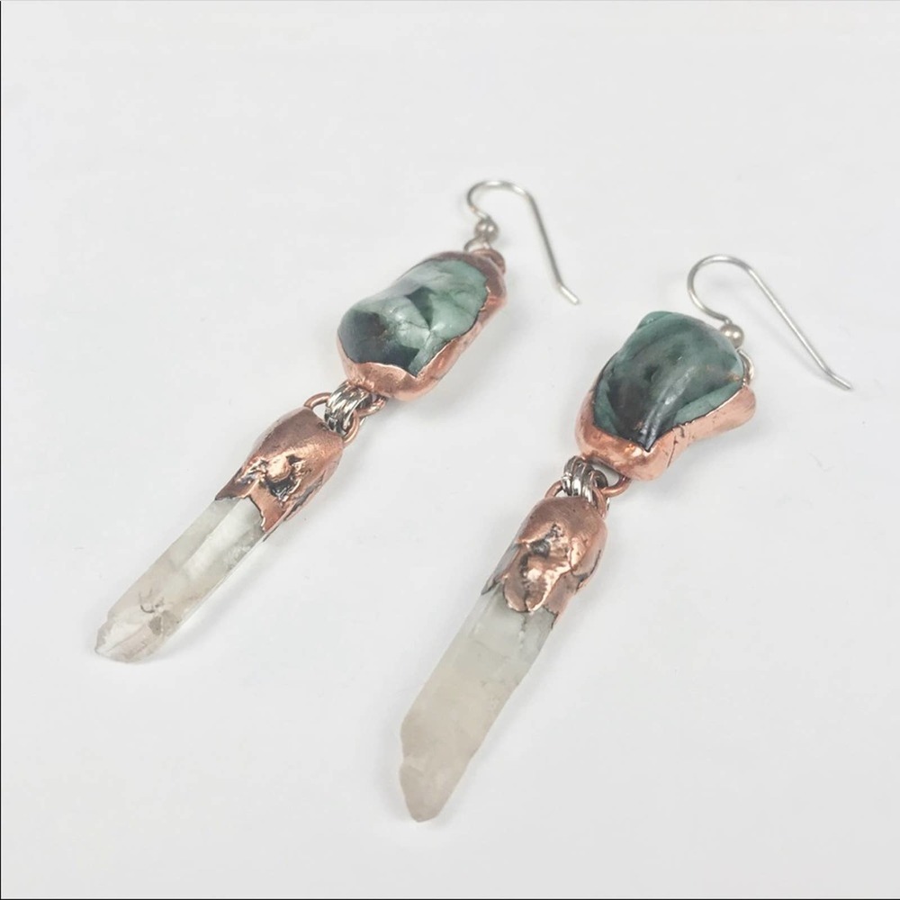 NEW Free People Anchor Stone Earrings - Picture 6 of 11